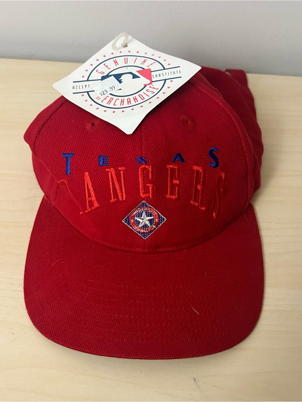 MLB Texas Rangers Red Baseball Cap New With Tags